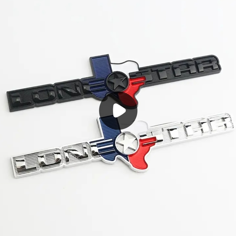 Lonestar Texas Car Truck emblem badge 7"
